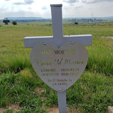 MERWE Rinie, v.d. 1942-2020