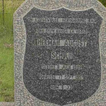 SCHULD Herman August 1909-1951