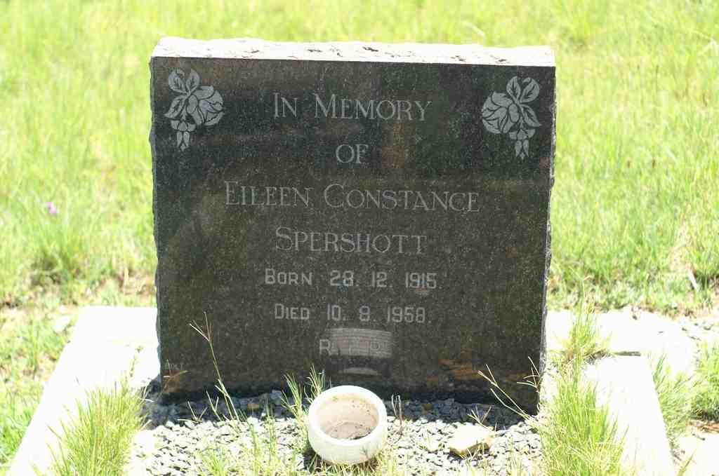 SPERSHOTT Eileen Constance 1915-1958