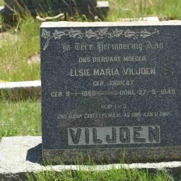 VILJOEN Elsie Maria nee JOUBERT 1868-1949
