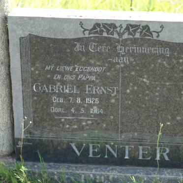 VENTER Gabriël Ernst 1925-1964