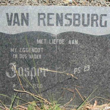 RENSBURG Jasper, van 1900-19??