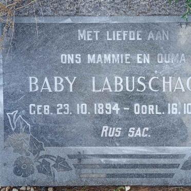 LABUSCHAGNE Baby 1894-1961