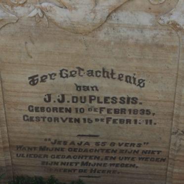 PLESSIS J.J., du 1835-1911
