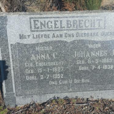 ENGELBRECHT Johannes J. 1889-1938 & Anna C. nee ENGELBRECHT 1887-1952 