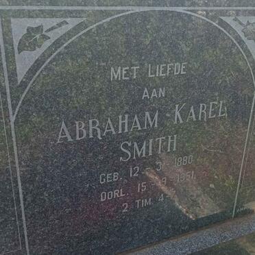 SMITH Abraham Karel 1880-1951