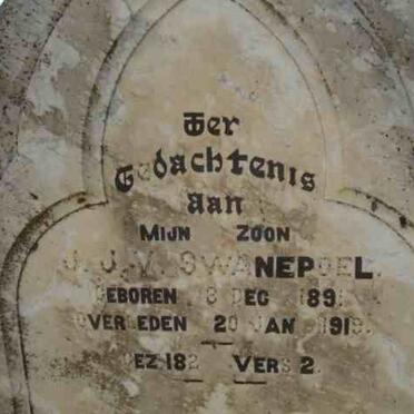 SWANEPOEL J.J.V. 1891-1919