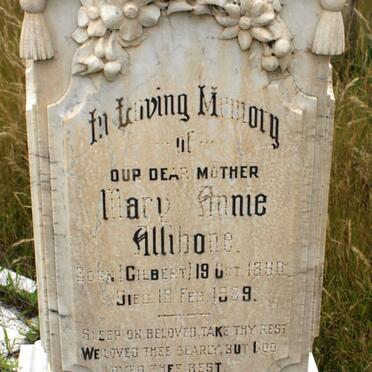 ALLIBONE Mary Annie nee GILBERT 1880-1939