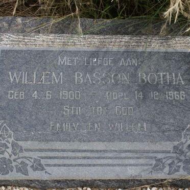 BOTHA Willem Basson 1900-1966