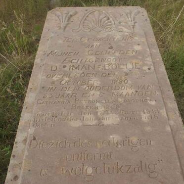 BOEIJE Iman -1880 :: BROEKHUIZEN Catharina Petronella Dorothea -1881