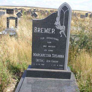 BREWER Margaretha Susanna nee FOUCHE 1919-1968