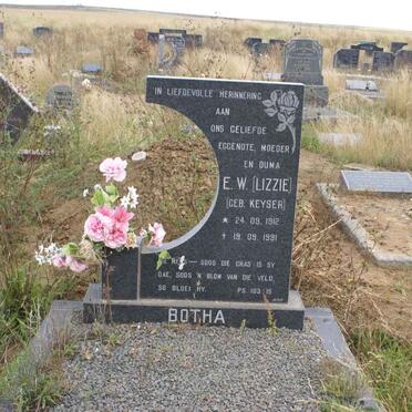 BOTHA E.W. nee KEYSER 1912-1991