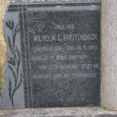 BREITENBACH Wilhelm C. 1901-1963