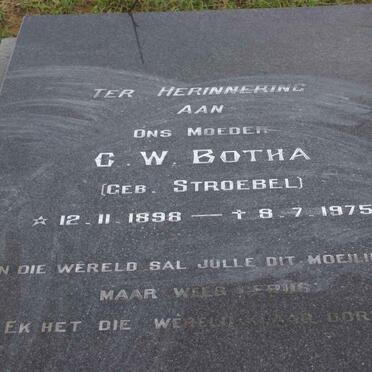 BOTHA C.W. nee STROEBEL 1898-1975