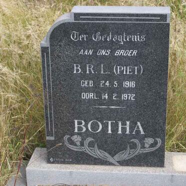 BOTHA B.R.L. 1916-1972