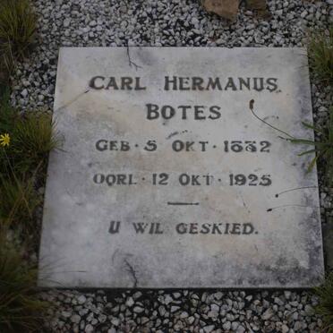 BOTES Carl Hermanus 1882-1925