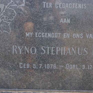 BLOM Ryno Stephanus 1876-1946