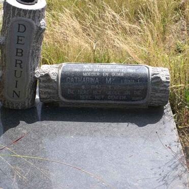 BRUIN Catharina M., de 1943-1995