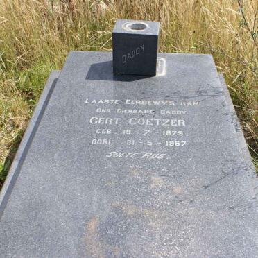 COETZER Gert 1879-1967