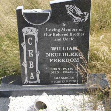 CEBA William Nkululeko 1974-1996