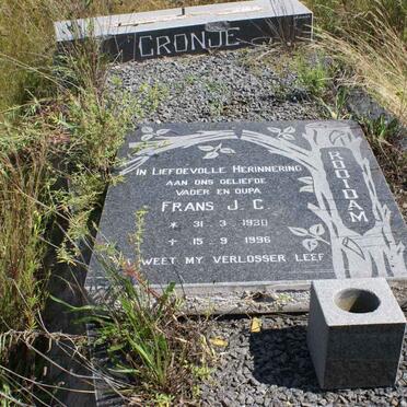 CRONJE Frans J.C. 1930-1996