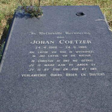 COETZER Johan 1968-1986