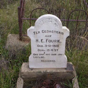 FOURIE H.E. 1926-1927