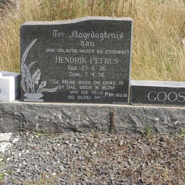 GOOSEN Hendrik Petrus 1930-1978