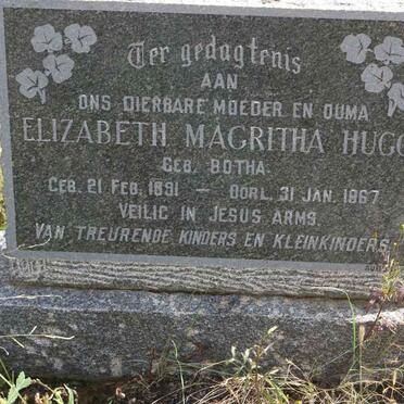 HUGO Elizabeth Magritha nee BOTHA 1891-1967