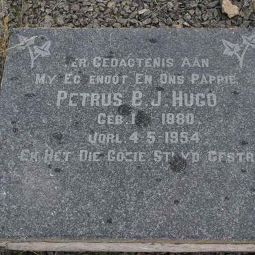 HUGO Petrus B.J. 1880-1954