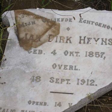 HEYNS Jan Dirk 1857-1912