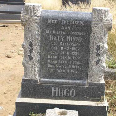 HUGO Baby nee STEENKAMP 1907-1954