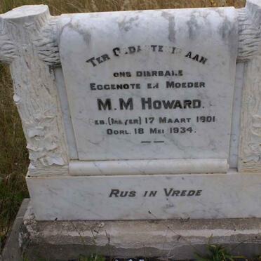 HOWARD M.M. nee MEYER 1901-1934