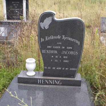HENNING Hendrik Jacobus 1913-1983