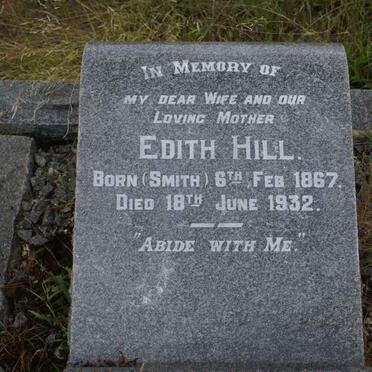 HILL Edith nee SMITH 1867-1932