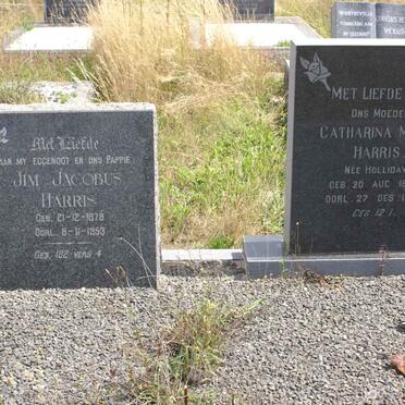 HARRIS Jim Jacobus 1878-1953 &amp; Catharina Maria HOLLIDAY 1882-1970
