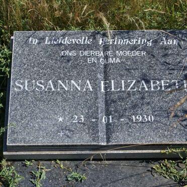 HEYNS Susanna Elizabeth 1930-