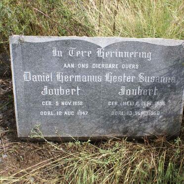 JOUBERT Daniel Hermanus 1852-1947 &amp; Hester Susanna NEL 1858-1950