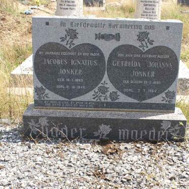 JONKER Jacobus Ignatius 1883-1949 &amp; Gertruida Johanna DEACON 1883-1962