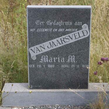 JAARSVELD Maria M., van 1889-1970
