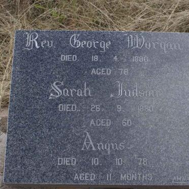 JUDSON Sarah -1880 :: JUDSON Angus 1878