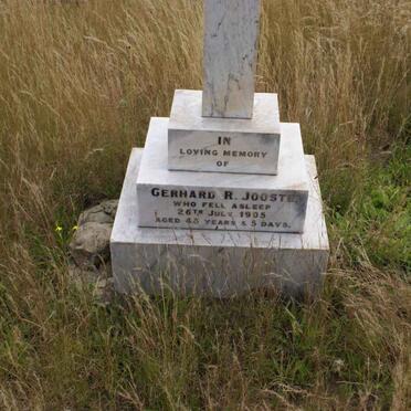 JOOSTE Gerhard R. -1905