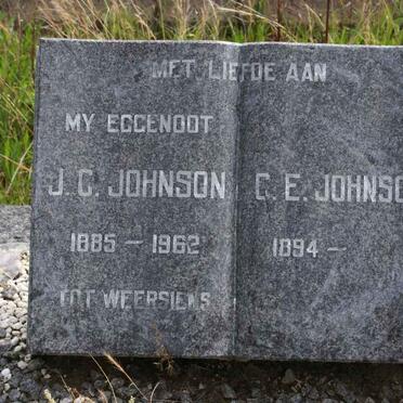 JOHNSON J.C. 1885-1962 &amp; G.E. 1894-