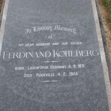 KOHLBERG Ferdinand 1871-1955