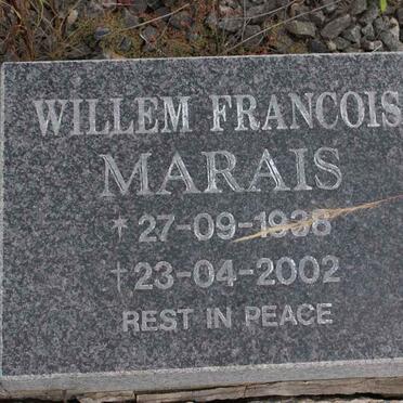 MARAIS Willem Francois 1938-2002
