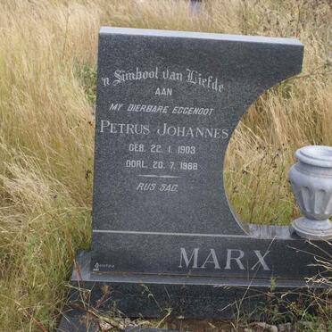 MARX Petrus Johannes 1903-1968