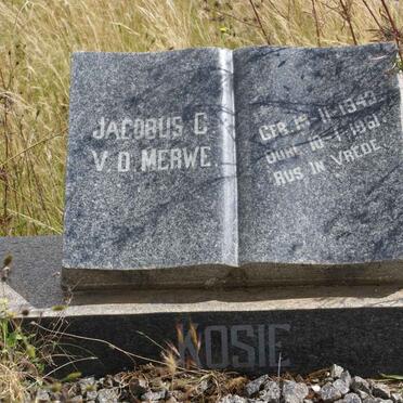 MERWE Jacobus C., v.d. 1943-1961