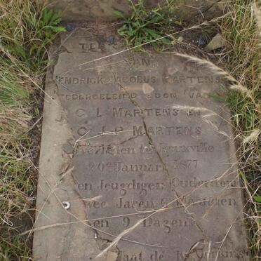 MARTENS Hendrick Jacobus -1877