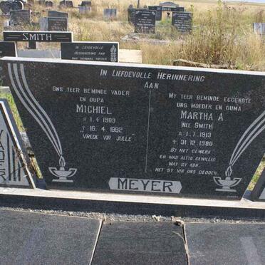 MEYER Michiel 1909-1992 &amp; Martha A. SMITH 1913-1980
