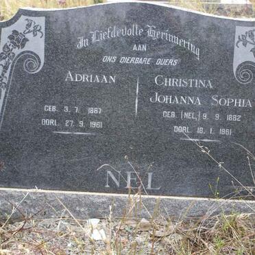 NEL Adriaan 1887-1961 &amp; Christina Johanna Sophia NEL 1882-1961